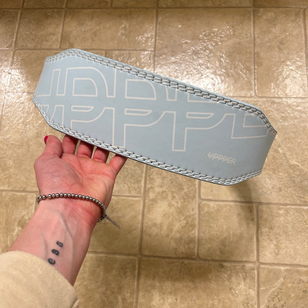 Upper Blue Weightlifting Belt